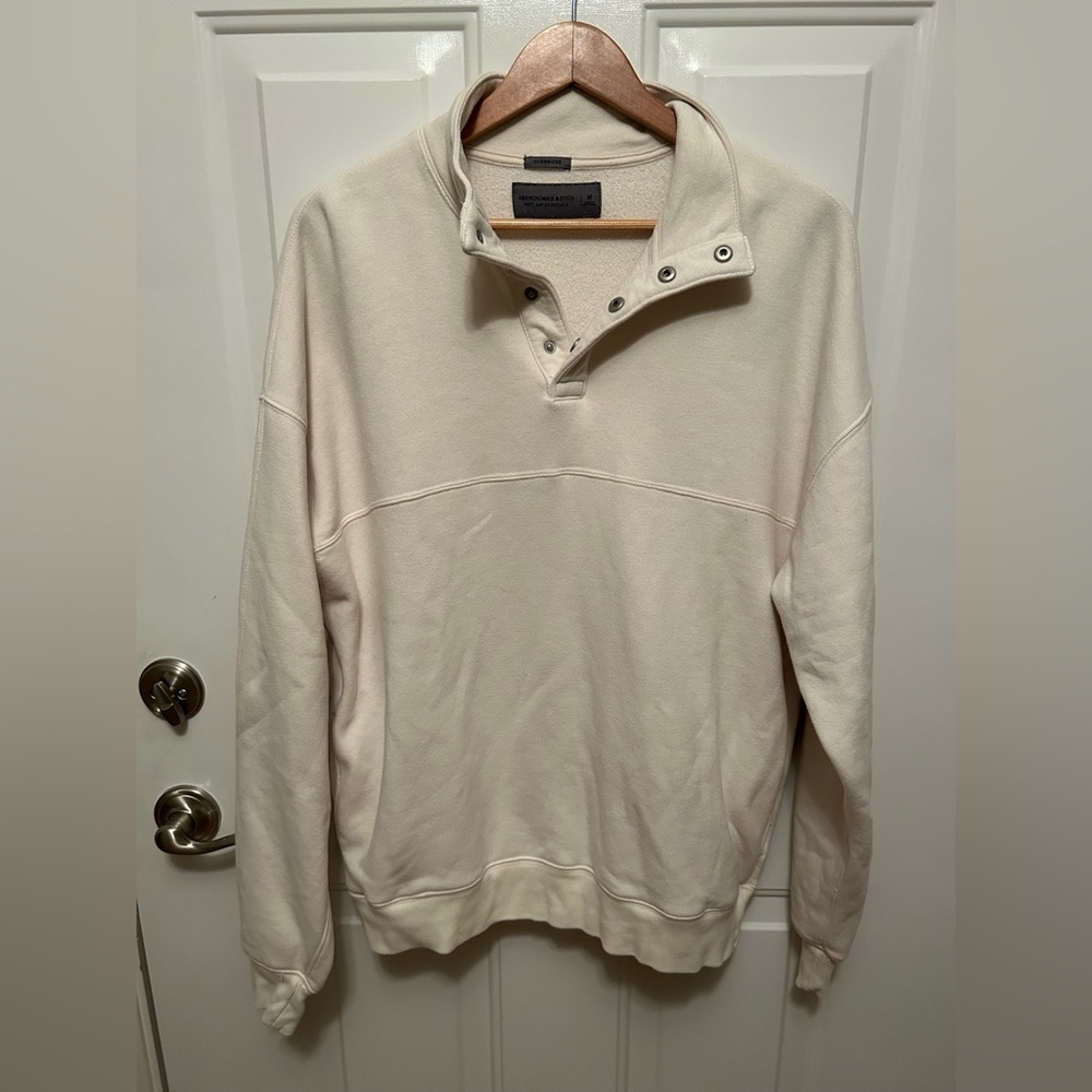 Abercrombie and Fitch Essential Half Zip Hoodie